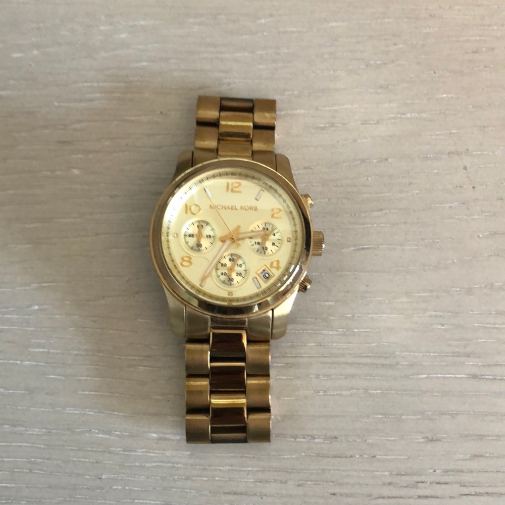 Michael Kors Gold Runway